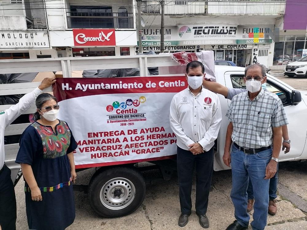 Ayuntamiento de Coatzacoalcos recibe ayuda de Tabasco para familias afectadas en norte de Veracruz