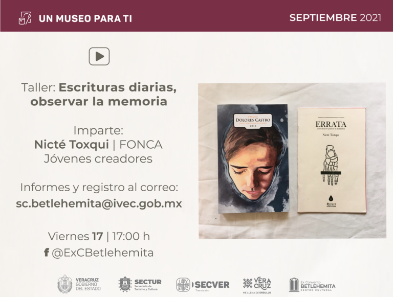Invitan a participar en taller “Escrituras diarias, observar la memoria”