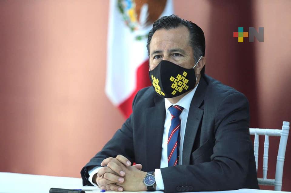 Gracias a la población responsable, Veracruz está en semáforo verde: Gobernador