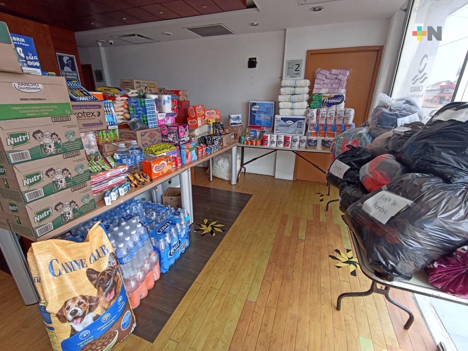 Enviará Cámara Nacional de Comercio de Veracruz, tres toneladas de ayuda a familias afectadas por huracán Grace