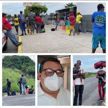 Casa del Migrante en Coatzacoalcos recibe diariamente hasta a 40 haitianos