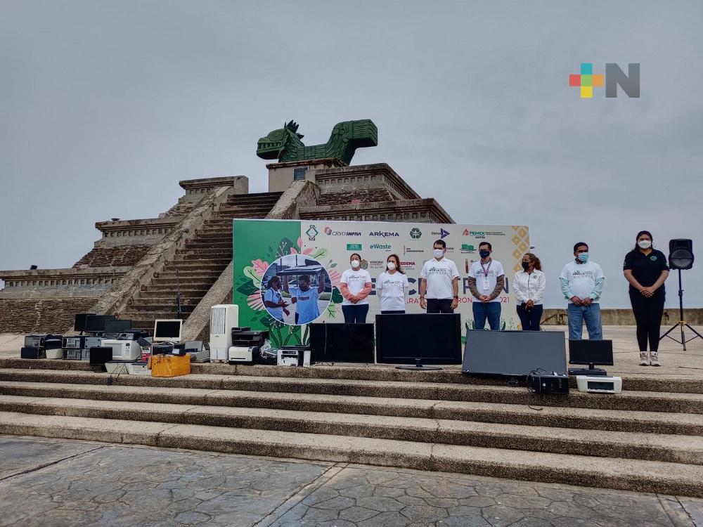 Con campañas de reciclaje promueven una mejor cultura ambiental en Veracruz