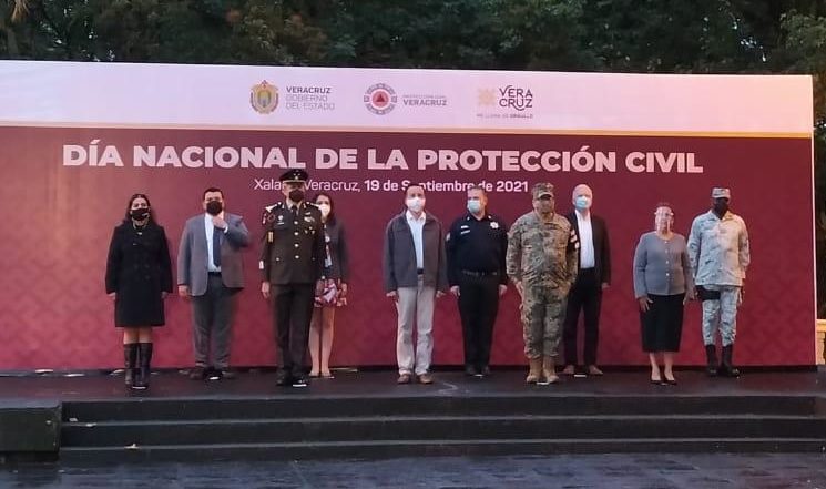 Cuitláhuac García encabeza conmemoración del Día Nacional de la Protección Civil