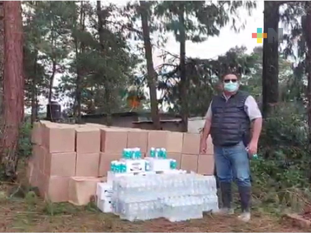 DIF Estatal llevó apoyos a damnificados de la Huasteca y sierra norte de Veracruz