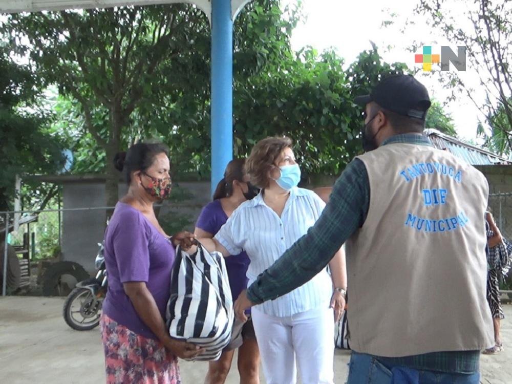 DIF Tantoyuca continúa entrega de apoyos a familias de sectores vulnerables