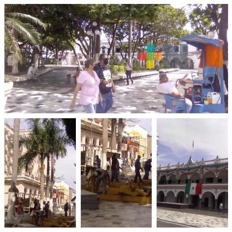 Desde temprana hora, iniciaron preparativos para «Independencia Peatonal» en Veracruz, puerto