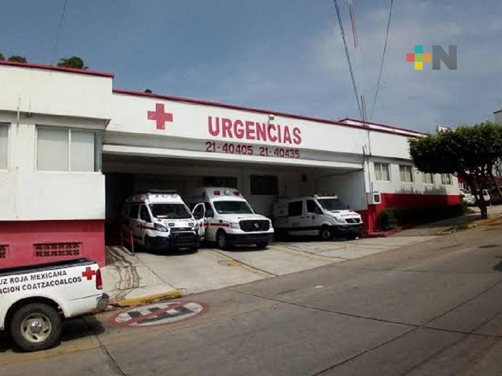 Disminuye atención a pacientes con coronavirus: Cruz Roja Coatza