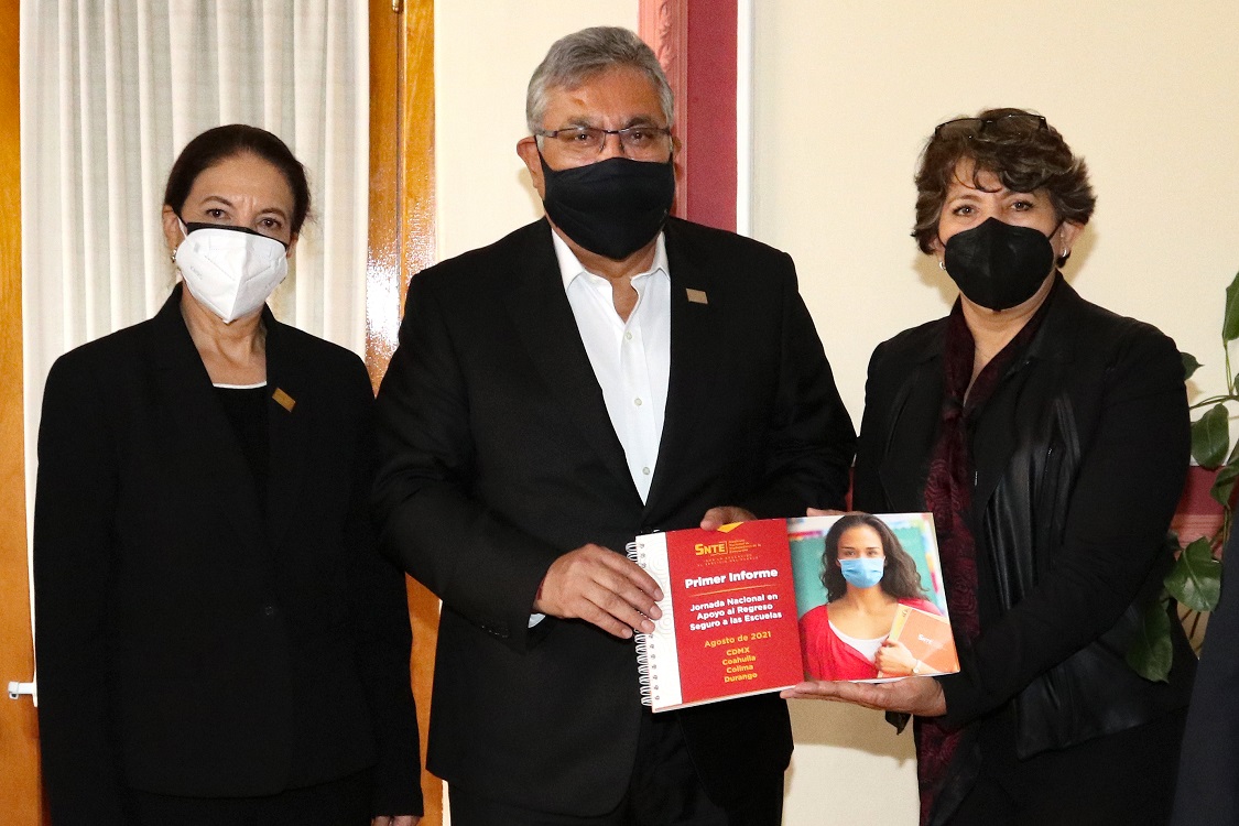 Entregó SNTE a la SEP informe de infraestructura escolar para un regreso seguro