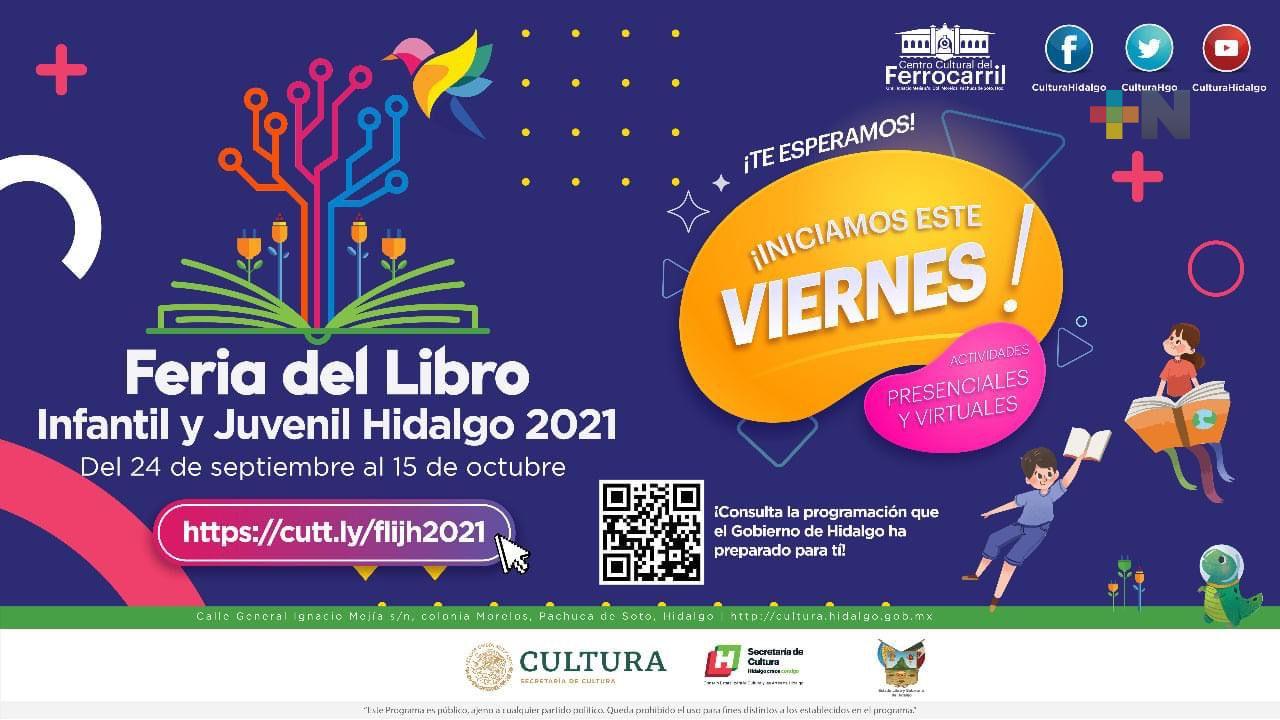 Veracruz, estado invitado en la Feria del Libro Infantil y Juvenil Hidalgo 2021