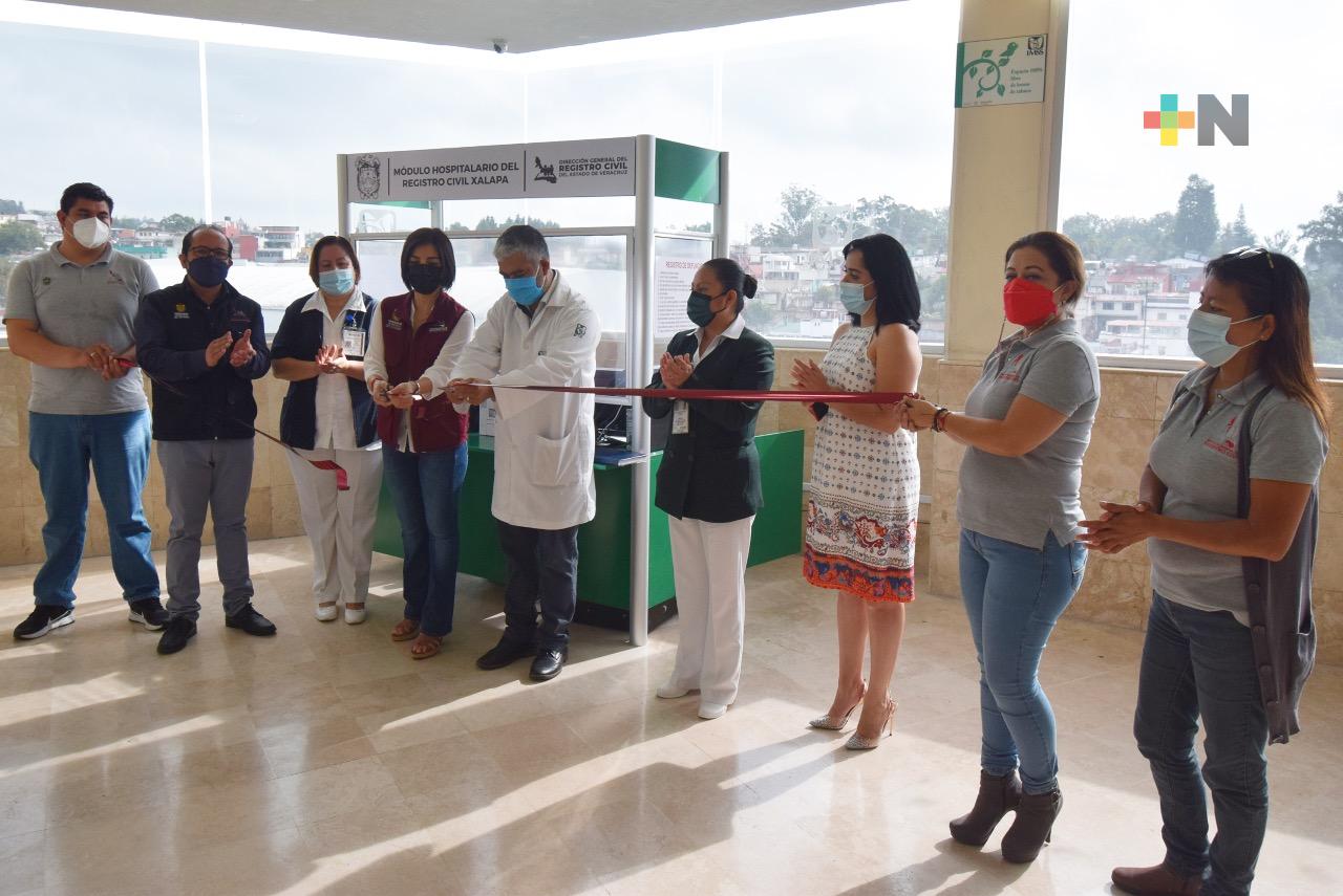 Inauguran en Hospital General de Zona No. 11, primer módulo de Registro Civil