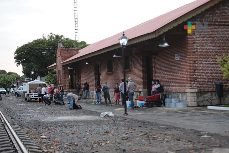 Segob y Sedena realizan labores de limpieza en alrededores del nuevo Centro Cultural Purga