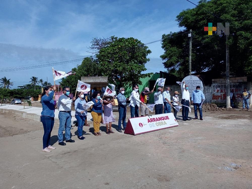 Inicia obra de pavimentación en calles de Villa Allende