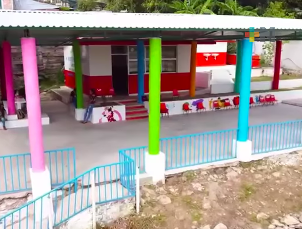 Llega “La Escuela es Nuestra” a jardín de niños de la congregación Vista Hermosa, en Actopan