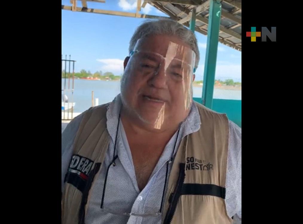 Apoyó programa Bienpesca a pescadores de zona norte de Veracruz: Manuel Huerta