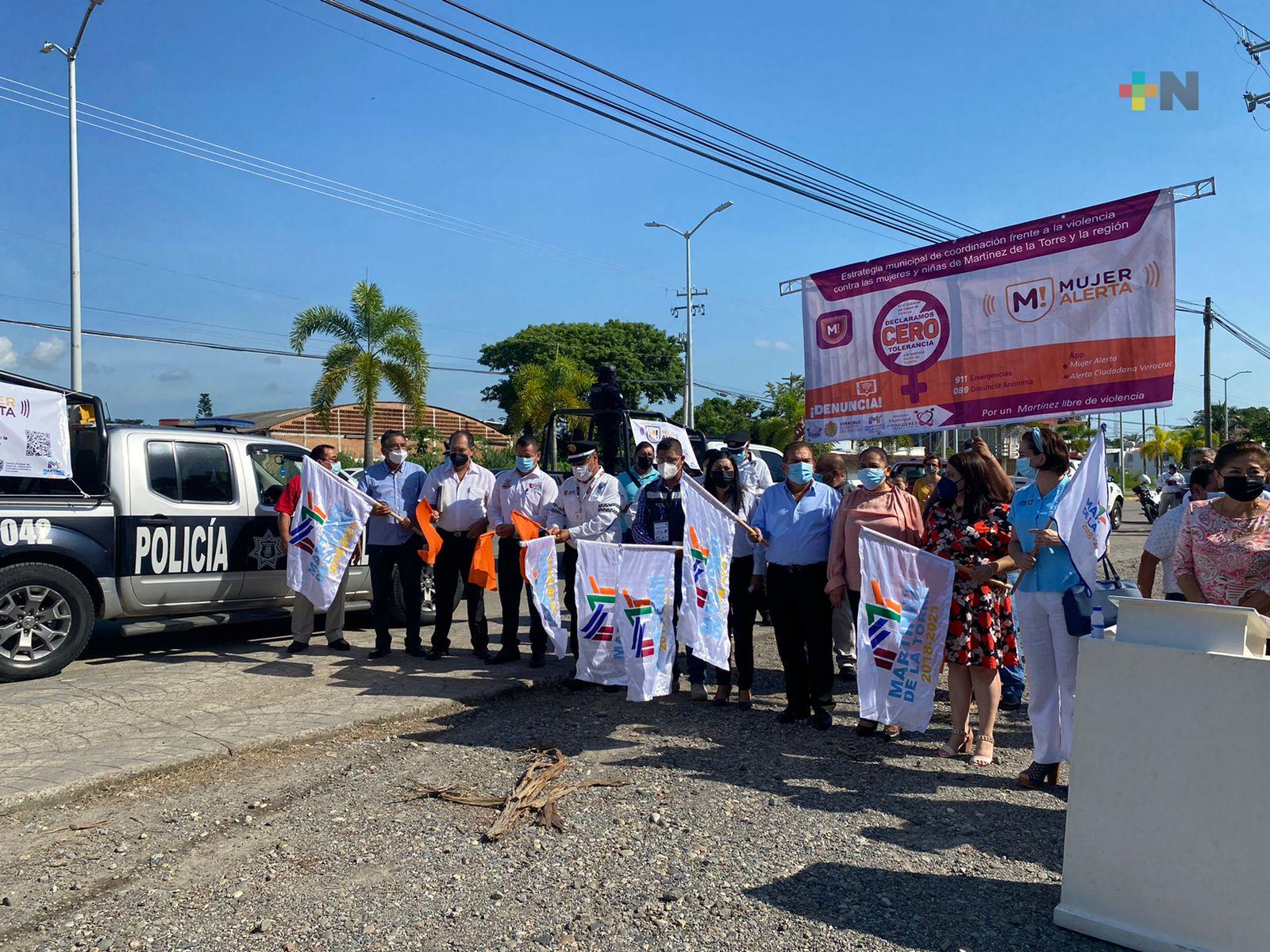 Inicia en Martínez de la Torre el programa Mujer Segura