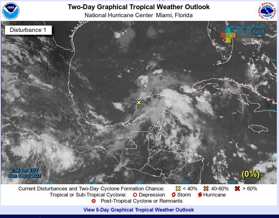 Disturbio Tropical 91L propiciará lluvias en el Estado: SPC Meteorología