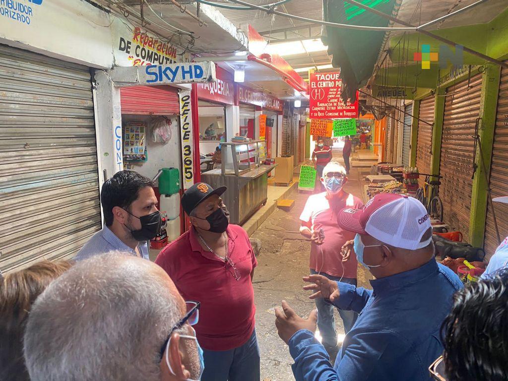 Se reconstruirá el Mercado de Cosamaloapan: Eric Cisneros