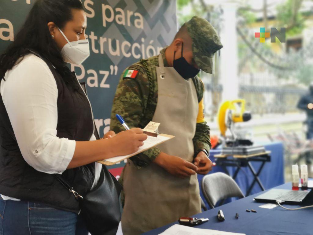 Recolecta SSP-SEDENA 268 armas de fuego y más de 257 mil municiones en campaña estatal de canje de armas