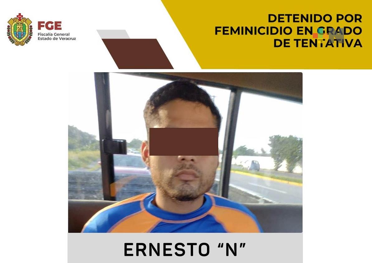 Ernesto «N» fue detenido por feminicidio en grado de tentativa: FGE