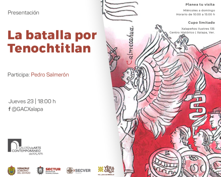 Presentan el libro La batalla por Tenochtitlan, escrito por Pedro Salmerón