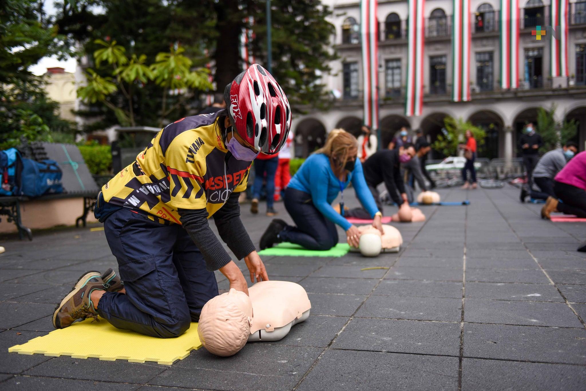 Xalapa se suma a la campaña  RCP para Todos, Hazlo de Corazón