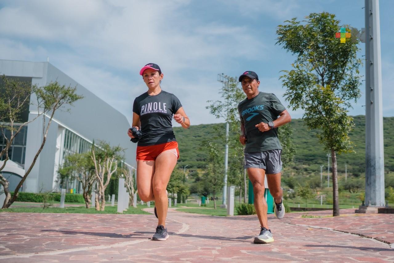 Germán Silva realizó entrenamiento de 50 kilómetros rumbo a «PINOLE, corriendo por las venas de México»