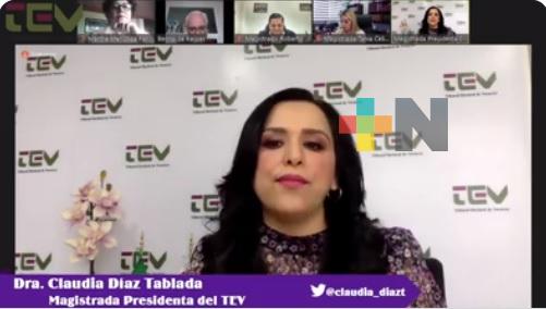 TEV realizó conversatorio virtual «La Igualdad entre mujeres y hombres como principio fundante de la democracia