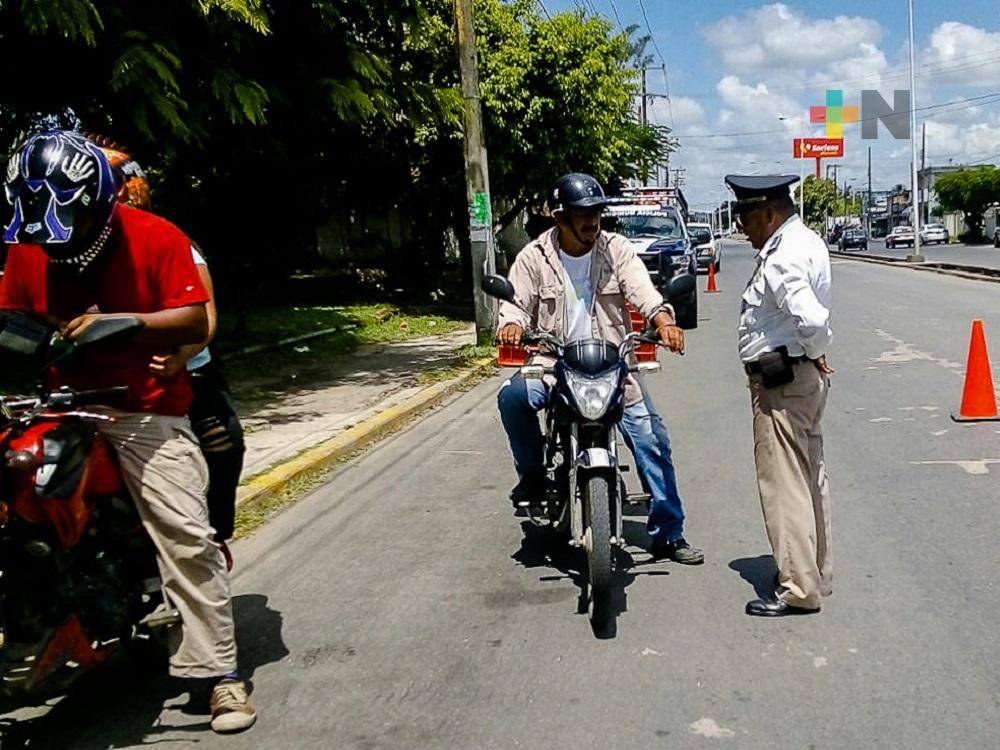 En Tuxpan, Delegación de Tránsito realizará guardias durante eventos patrios