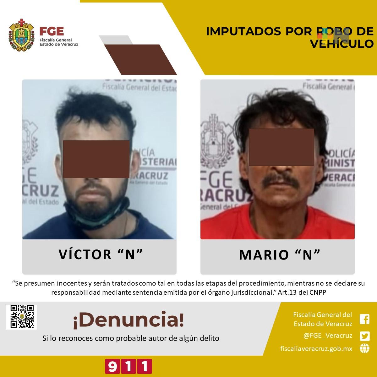 Procede Fiscalía Regional Córdoba contra dos personas por robo de vehículo