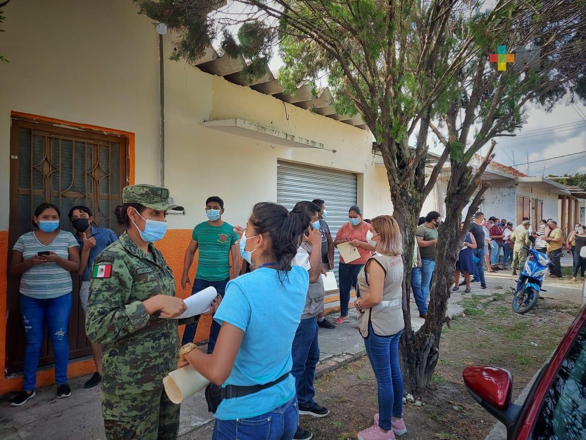Inició vacunación anti-covid en Chacaltianguis