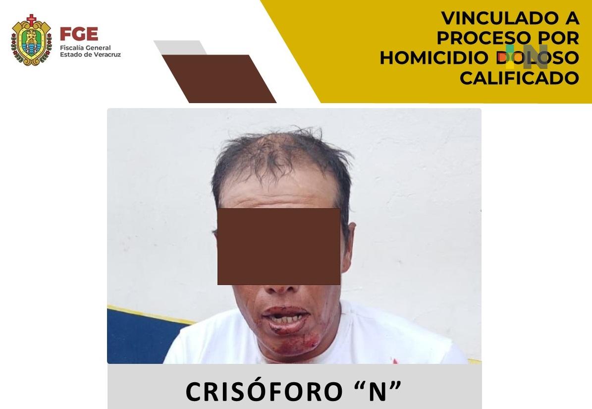 Crisóforo «N» vinculado a proceso por homicidio doloso calificado