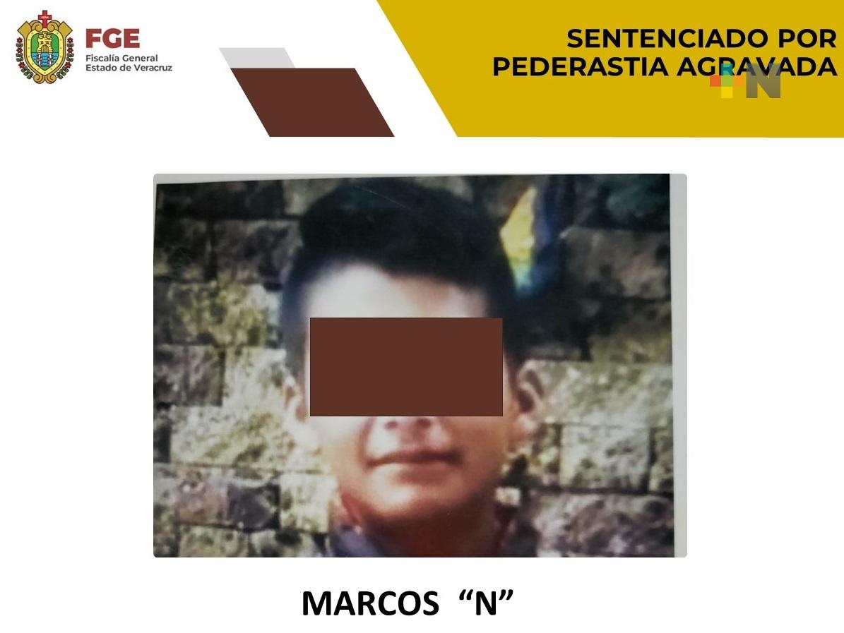 Obtiene Fiscalía Especializada sentencia condenatoria por pederastia agravada, en Poza Rica