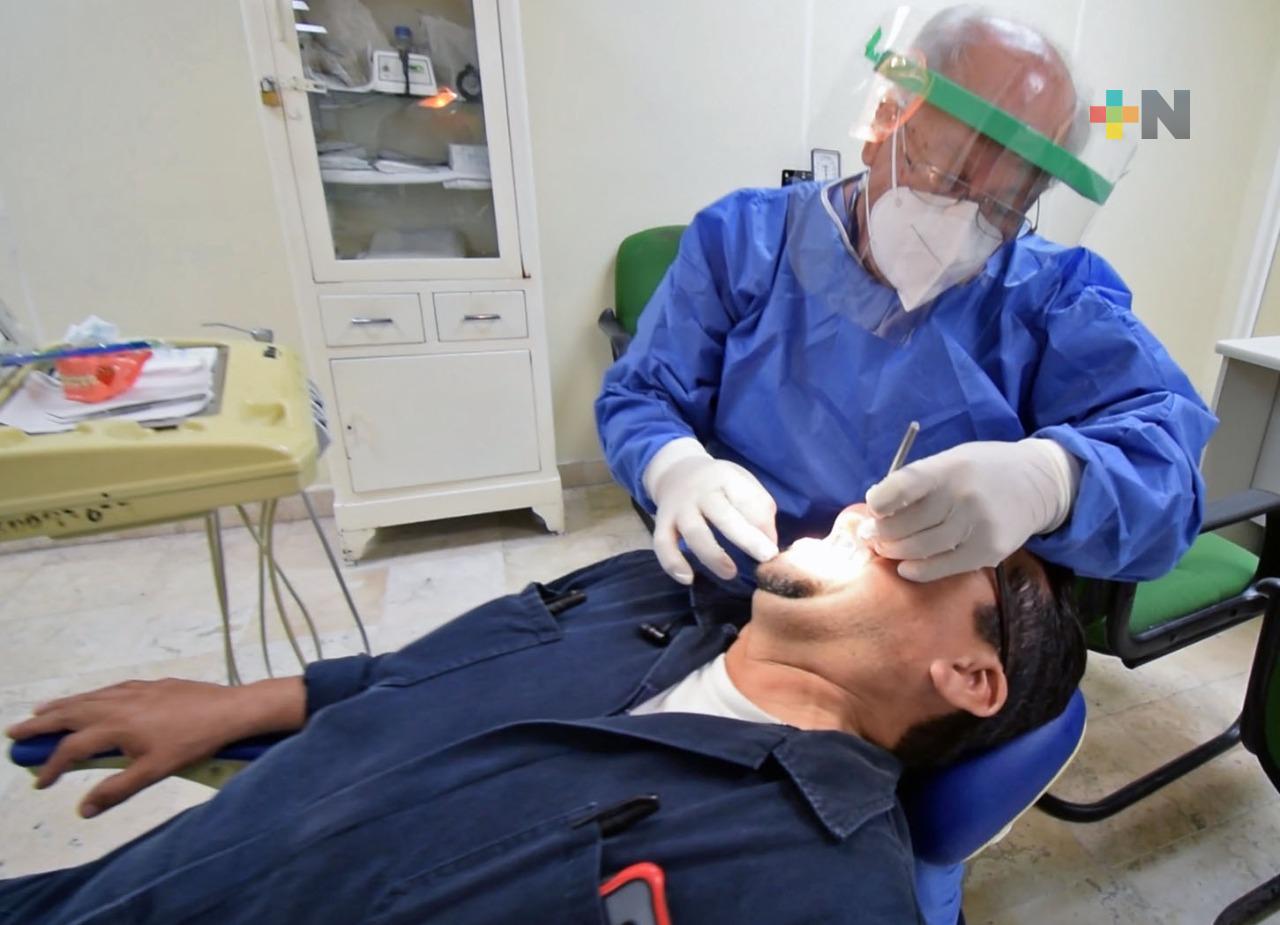 Brinda IMSS Veracruz-Norte servicio de Estomatología de acuerdo con semaforización COVID-19