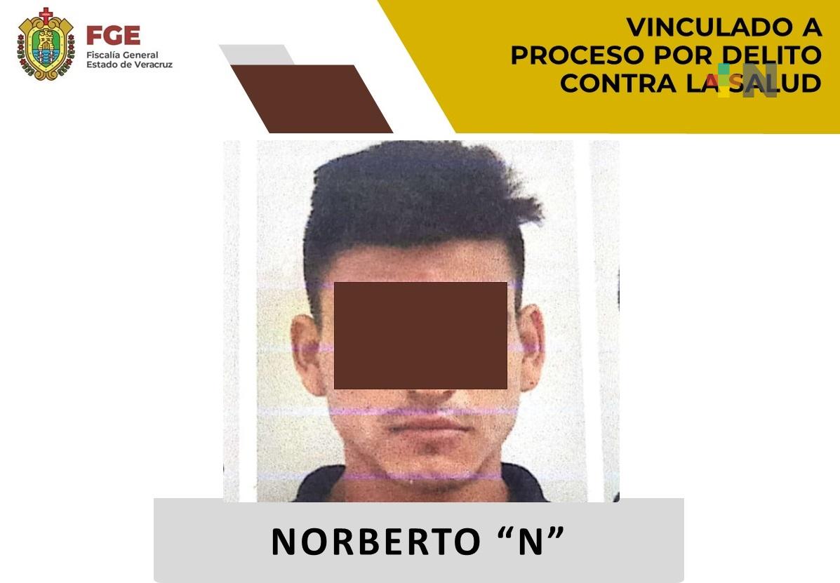 Norberto «N» es vinculado a proceso por delito contra la salud, en Acayucan