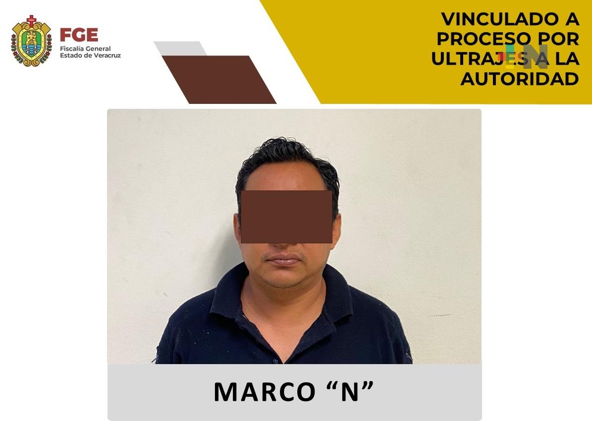 Juez vincula a proceso, a Marco «N» por ultrajes a la autoridad en la zona norte