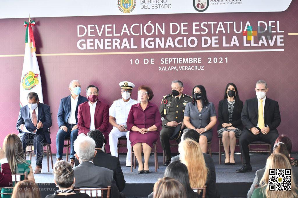 La FGE se une al reconocimiento en honor del General Ignacio de la Llave
