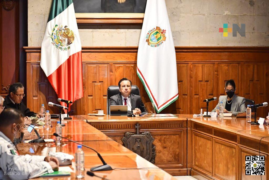 La FGE rinde informe en la Mesa de Coordinación para la Construcción de la Paz