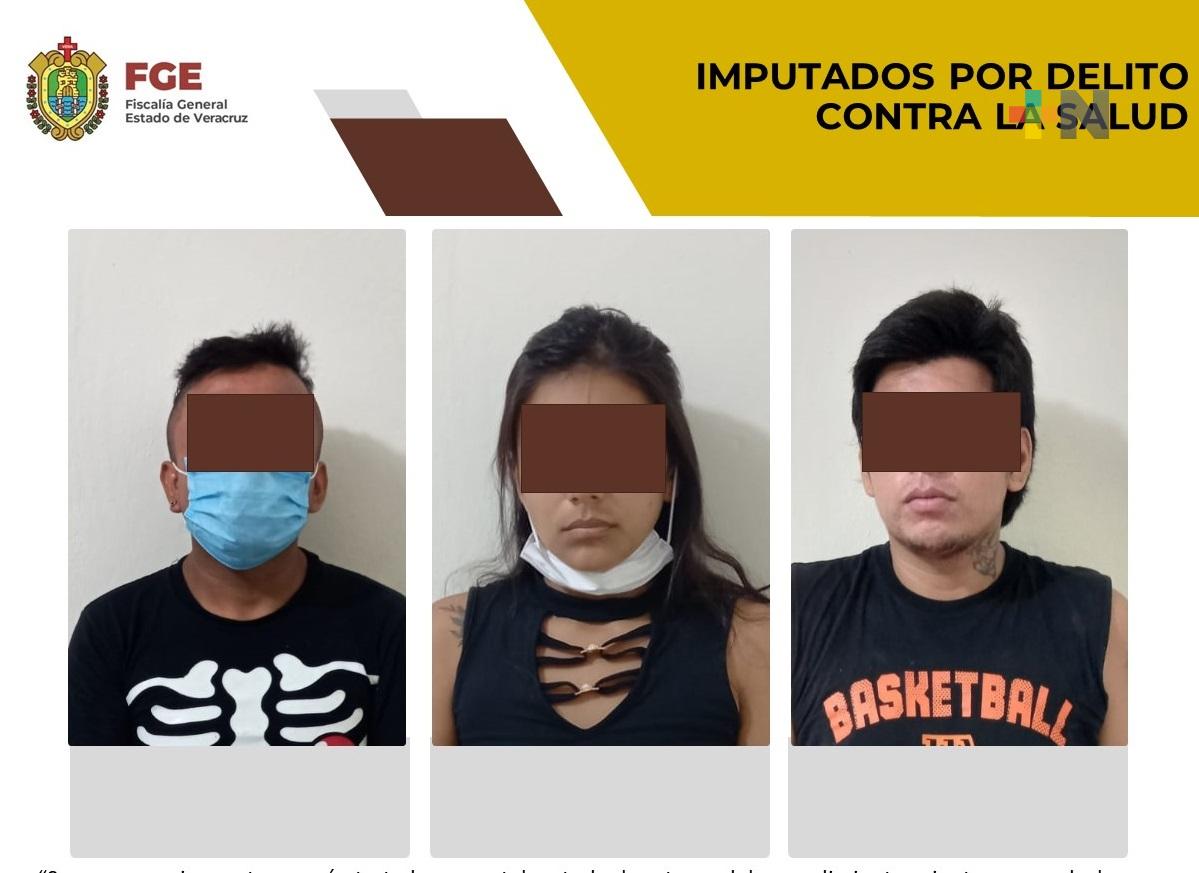 En Tuxpan, procede imputación de tres personas por delitos contra la salud