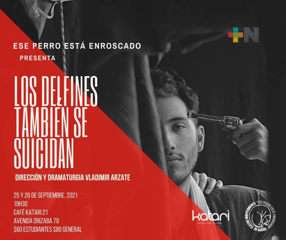 La burla como recurso para soportar la desgracia, tema de la obra: Los Delfines también se suicidan