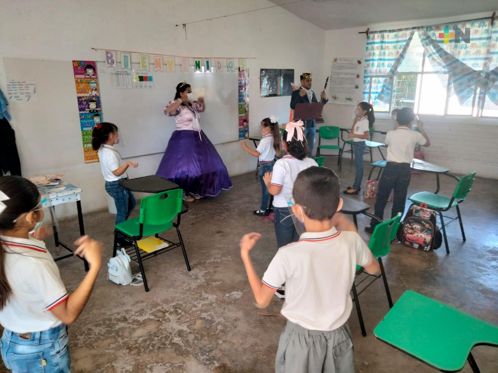 Actividades artísticas se han mantenido en educación básica a distancia y ahora en modo presencial