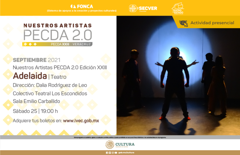 Invitan a disfrutar de Adelaida, obra de teatro del programa Nuestros artistas PECDA 2.0