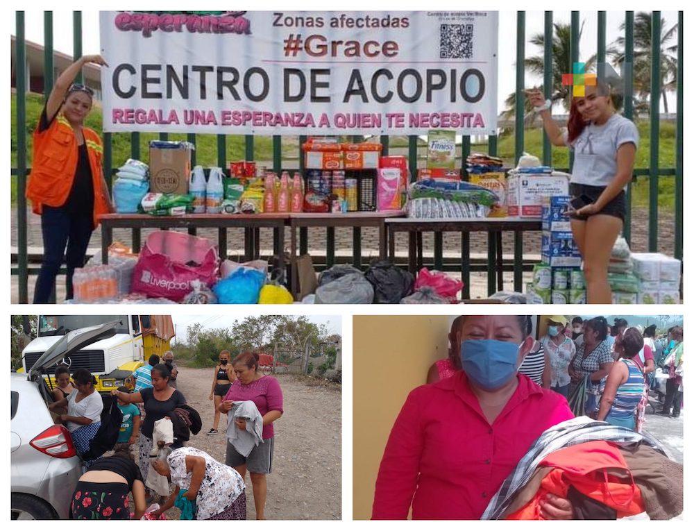 Aún abiertos centros de acopio de Mechones de Esperanza para familias afectadas por huracán Grace