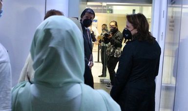 Quinto grupo de ciudadanos afganos llega a México