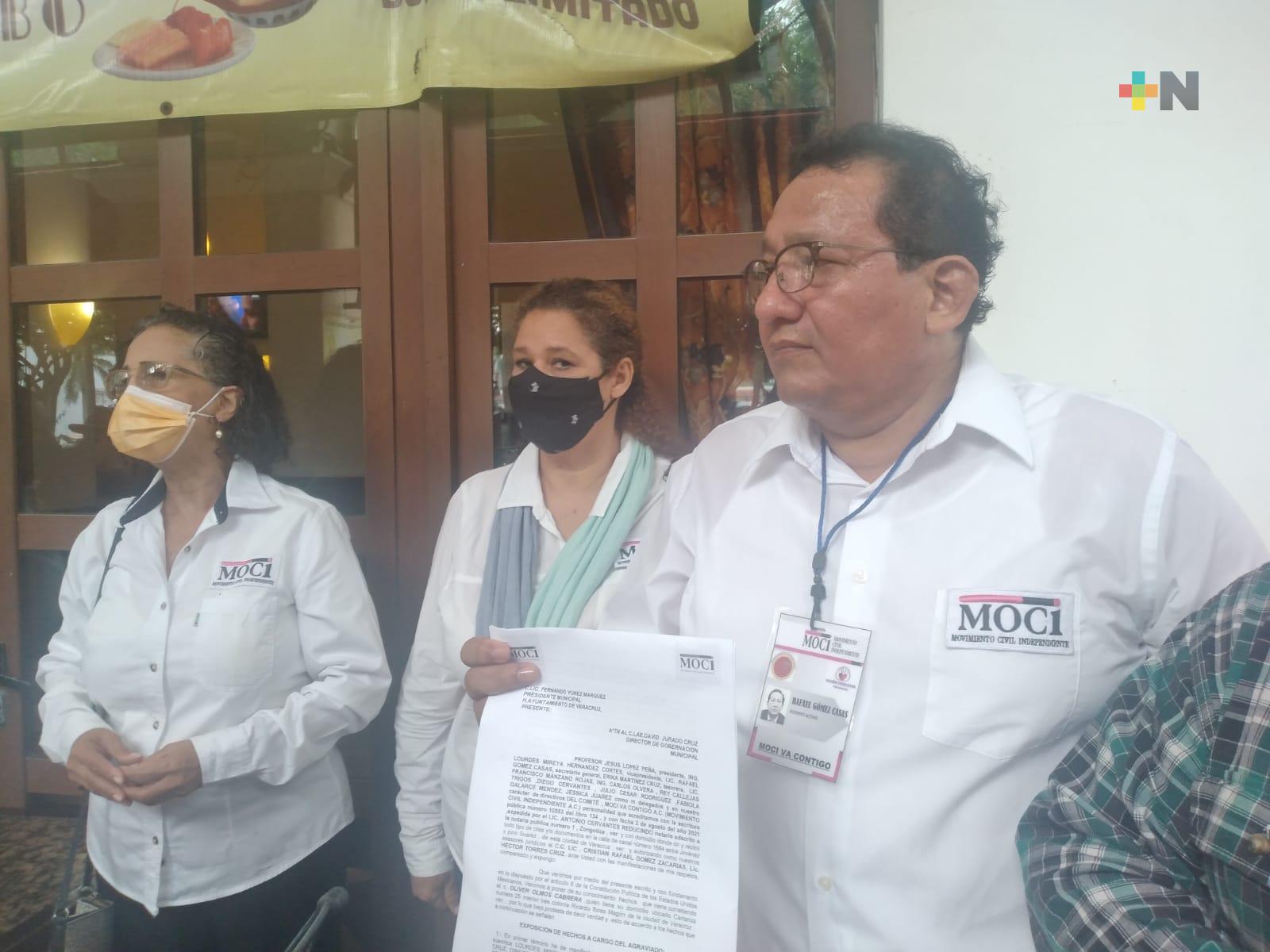 Se deslinda Movimiento Civil Independiente de bloqueo a palacio municipal en contra de Grupo MAS