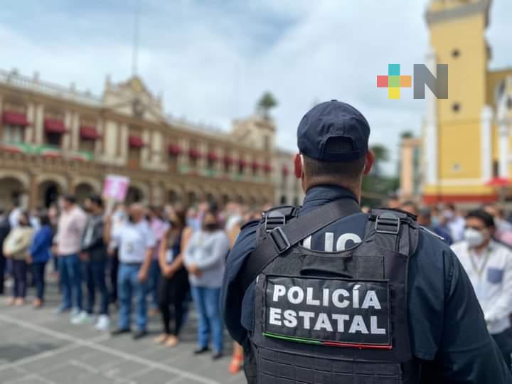 Realizan simulacro de evacuación en Torre Central de la SSP, en Xalapa