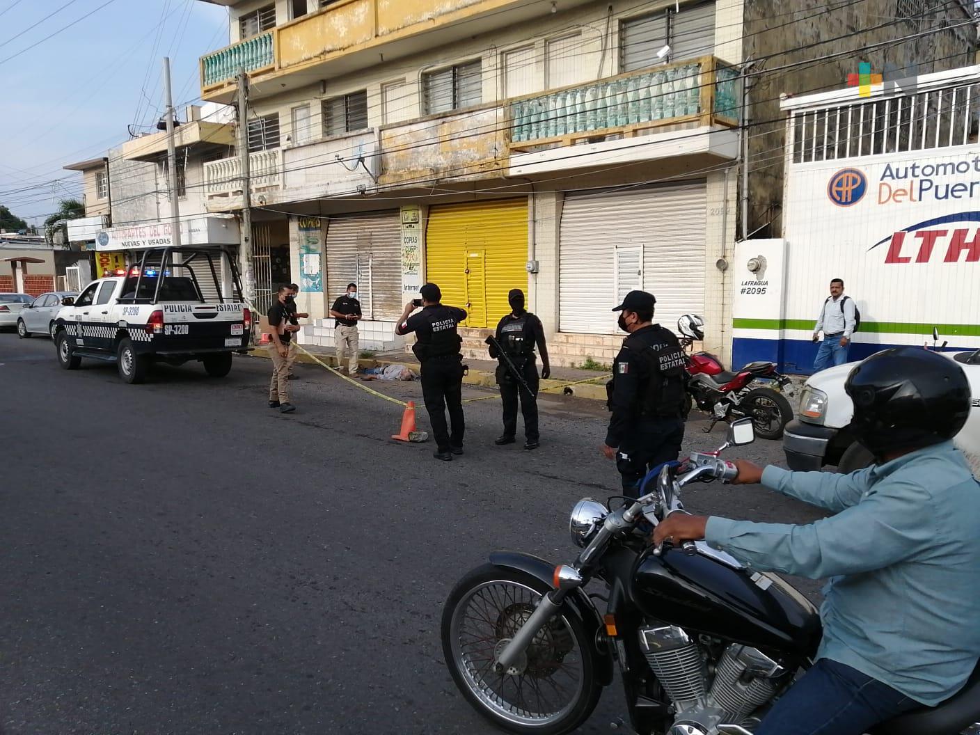 Encuentran hombre sin vida en avenida La Fragua de Veracruz