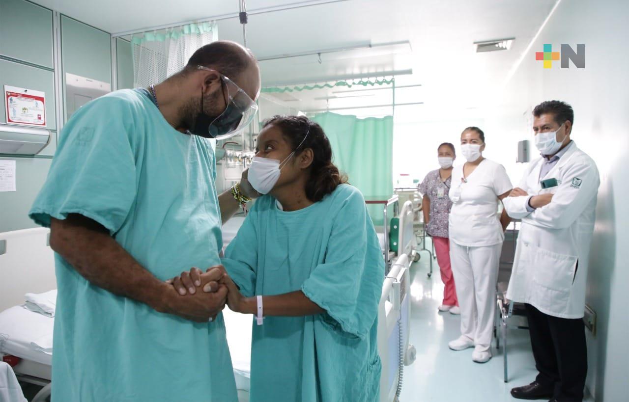 Especialistas del IMSS trasplantaron hígado a mujer de 28 años de donador fallecido con previa enfermedad renal