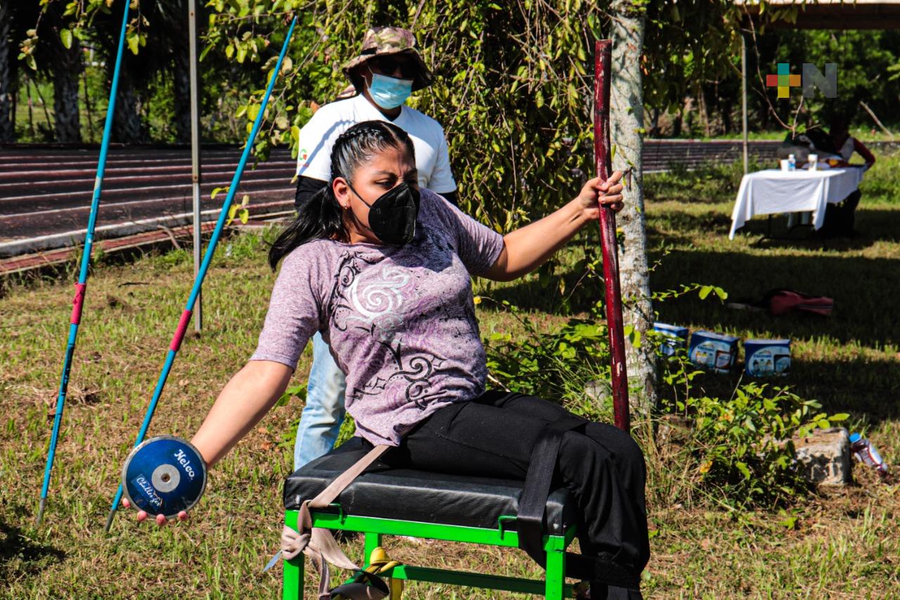 En Poza Rica realizan etapa estatal de Para-Atletismo