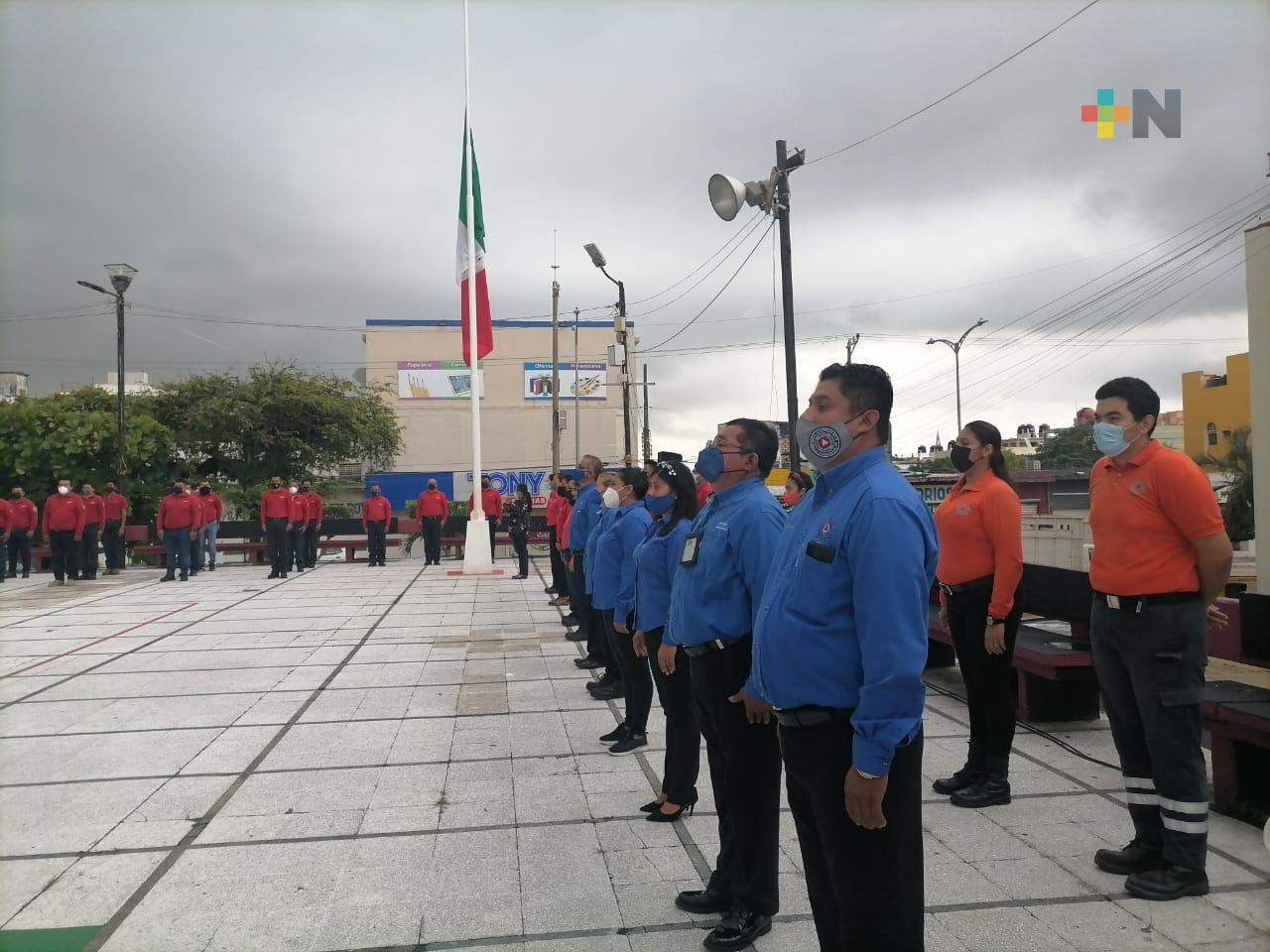 Reducción de riesgos de desastres, incluye la colaboración de toda la sociedad y tres niveles de gobierno: PC Coatza