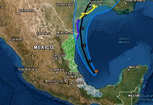 Alerta Gris emite Secretaría de Protección Civil de Veracruz por tormenta tropical Nicolás